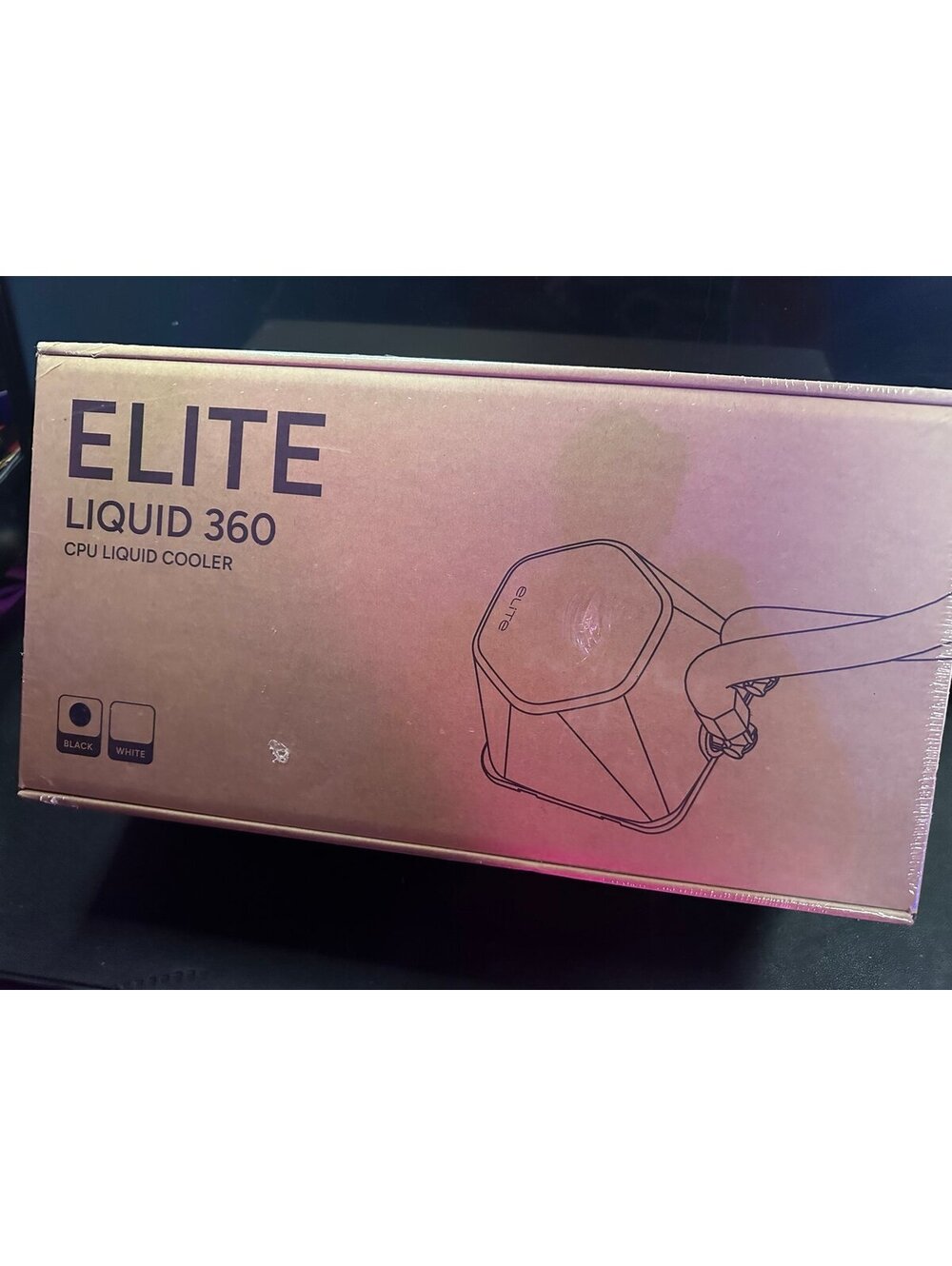 Cooler Master 360 Elite Liquid White AIO CPU Liquid Cooler NEW